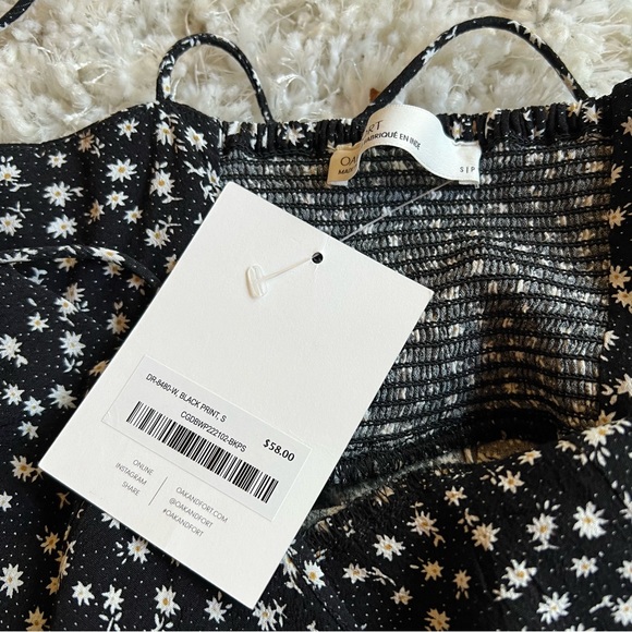 OAK + FORT Mini Ruffle Floral Dress - Picture 5 of 7